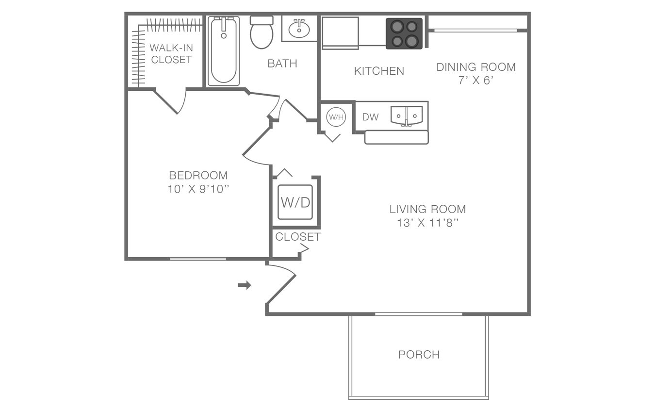 1 Bedroom 1 Bathroom Apartment for rent at West Isle Club in Key West, FL
