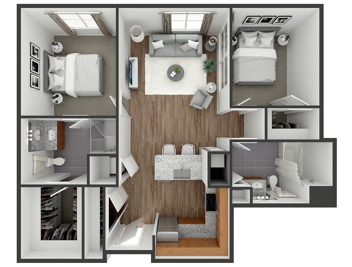 2 Bedrooms 2 Bathrooms Apartment for rent at View at Old City in Philadelphia, PA