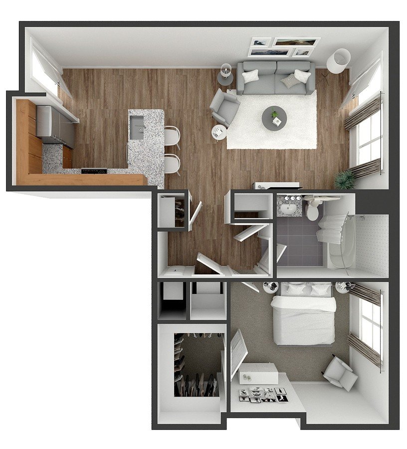 1 Bedroom 1 Bathroom Apartment for rent at View at Old City in Philadelphia, PA