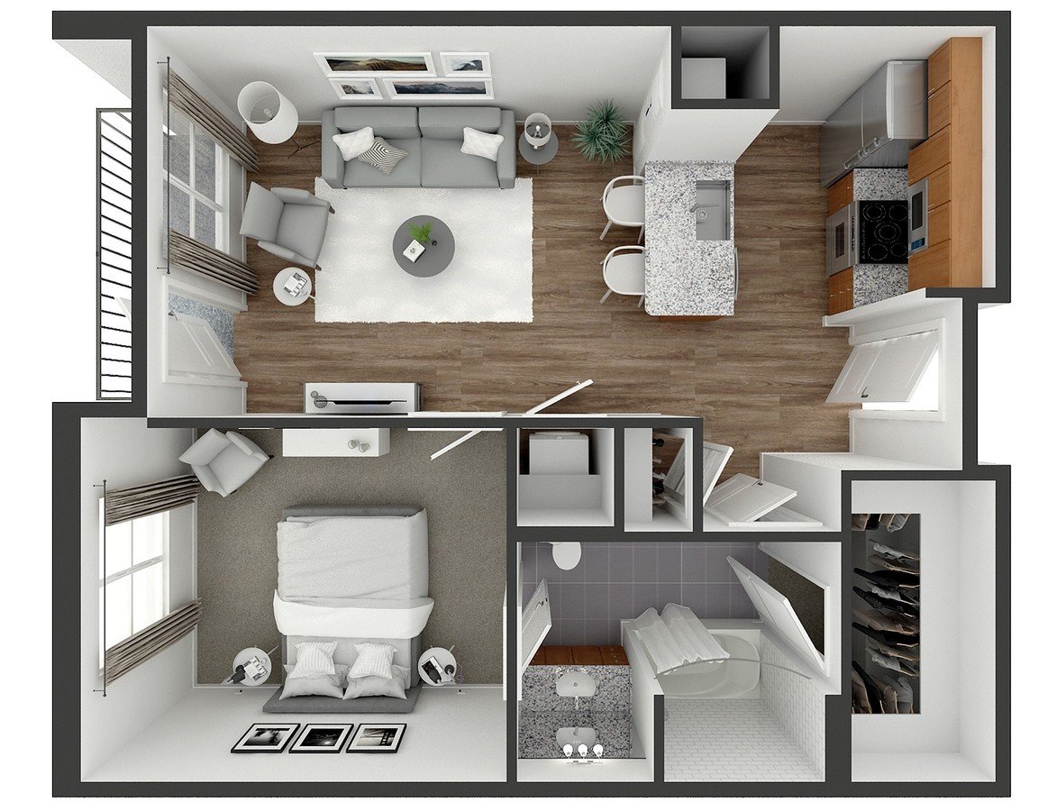 1 Bedroom 1 Bathroom Apartment for rent at View at Old City in Philadelphia, PA