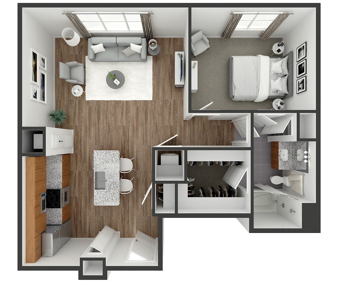 1 Bedroom 1 Bathroom Apartment for rent at View at Old City in Philadelphia, PA