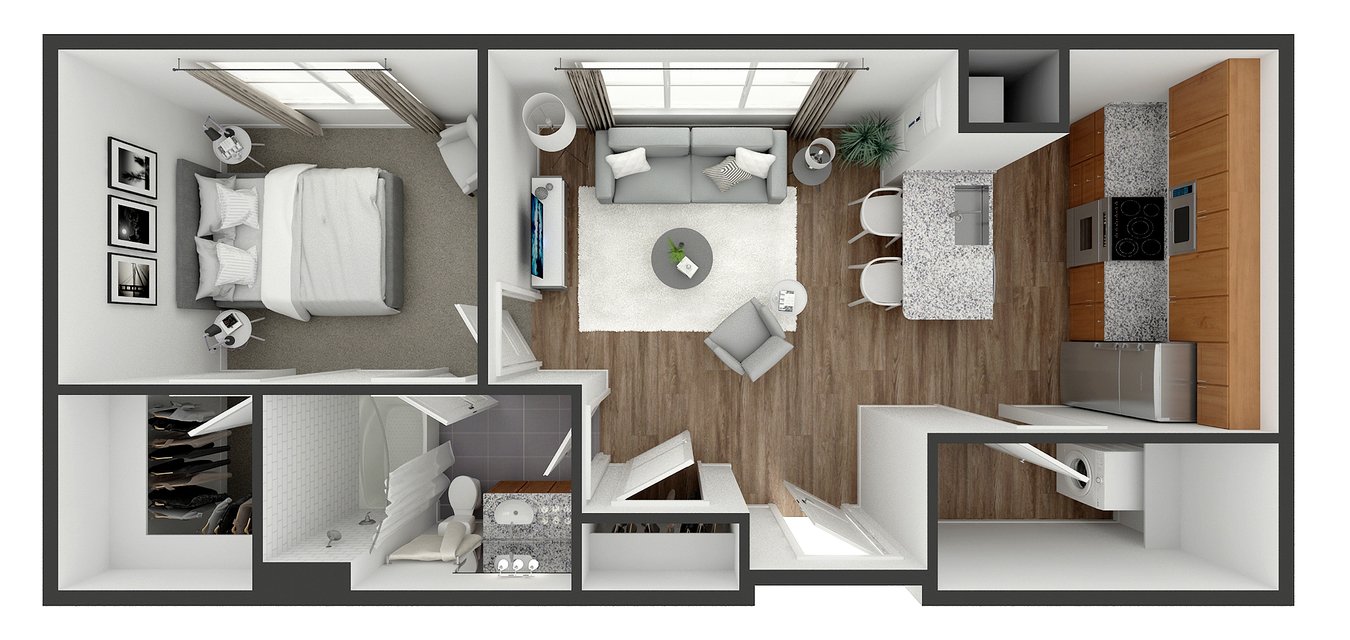 1 Bedroom 1 Bathroom Apartment for rent at View at Old City in Philadelphia, PA