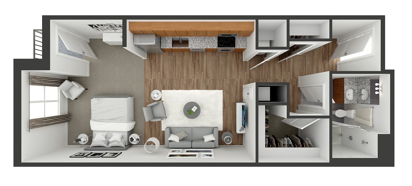 Studio 1 Bathroom Apartment for rent at View at Old City in Philadelphia, PA