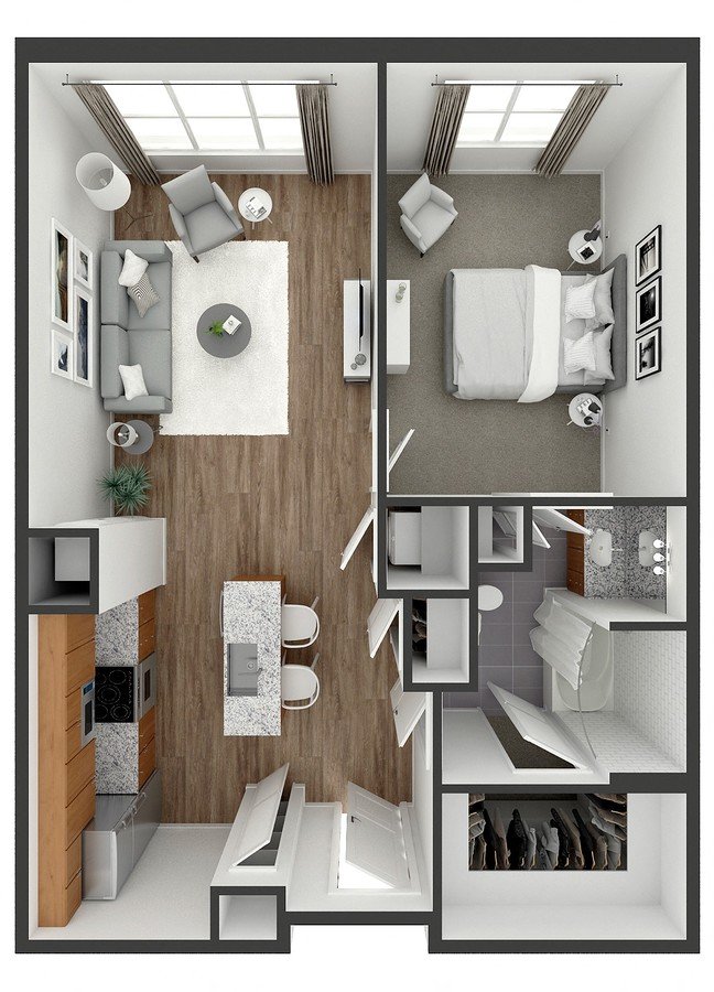 1 Bedroom 1 Bathroom Apartment for rent at View at Old City in Philadelphia, PA
