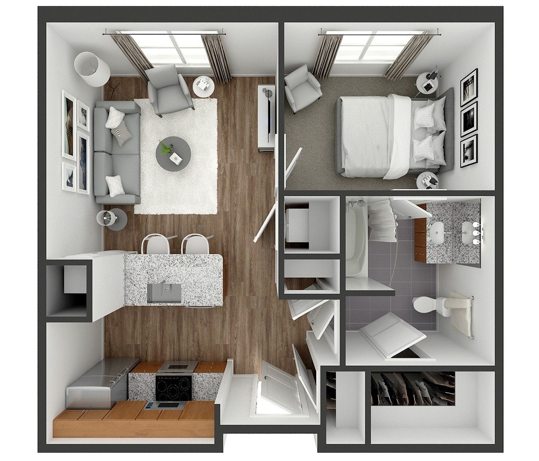 1 Bedroom 1 Bathroom Apartment for rent at View at Old City in Philadelphia, PA