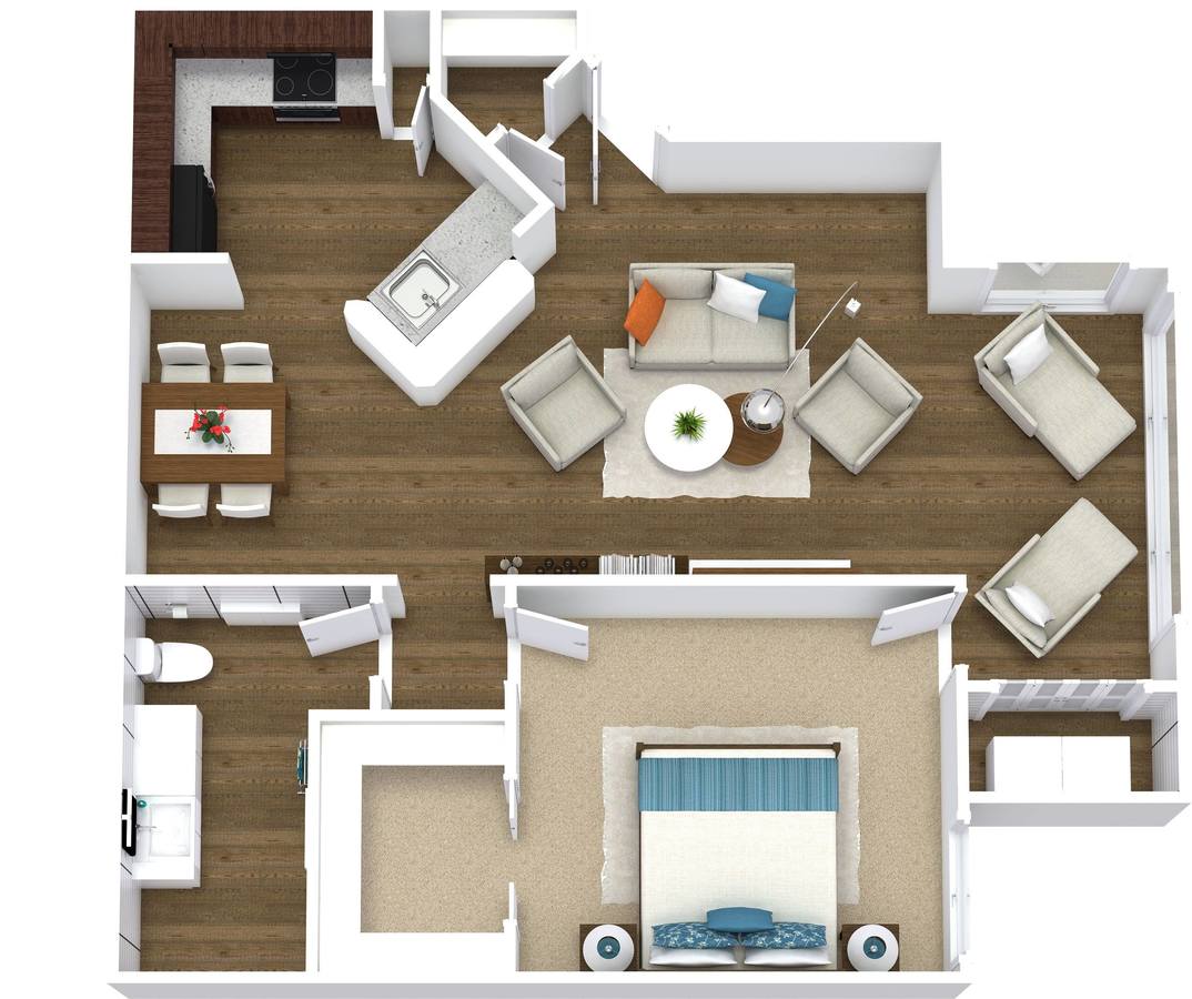 1 Bedroom 1 Bathroom Apartment for rent at Arcadia Cove in Phoenix, AZ