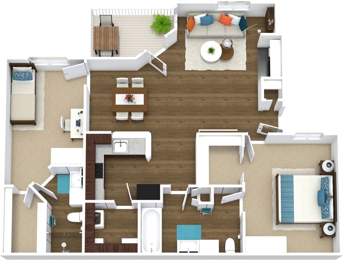2 Bedrooms 2 Bathrooms Apartment for rent at Arcadia Cove in Phoenix, AZ