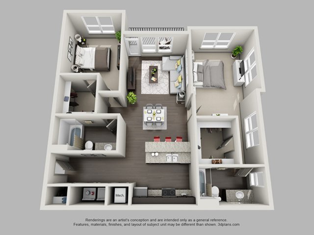 2 Bedrooms 2 Bathrooms Apartment for rent at Heritage at Oakley Square in Cincinnati, OH