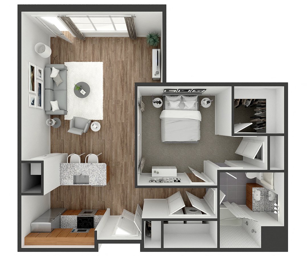 1 Bedroom 1 Bathroom Apartment for rent at View at Old City in Philadelphia, PA