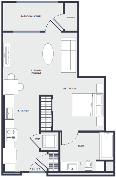 Studio 1 Bathroom Apartment for rent at Anton Aspire in Milpitas, CA
