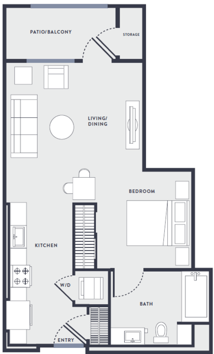 Studio 1 Bathroom Apartment for rent at Anton Aspire in Milpitas, CA