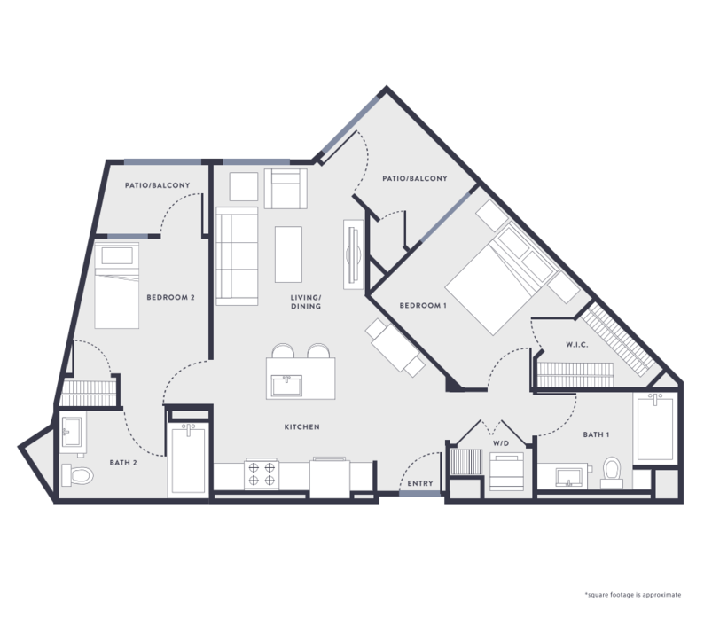 2 Bedrooms 2 Bathrooms Apartment for rent at Anton Aspire in Milpitas, CA