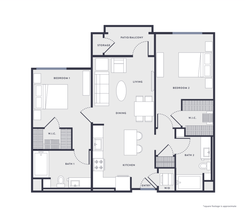 2 Bedrooms 2 Bathrooms Apartment for rent at Anton Aspire in Milpitas, CA