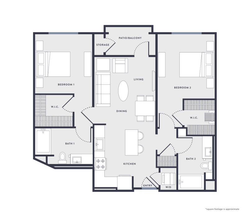 2 Bedrooms 2 Bathrooms Apartment for rent at Anton Aspire in Milpitas, CA