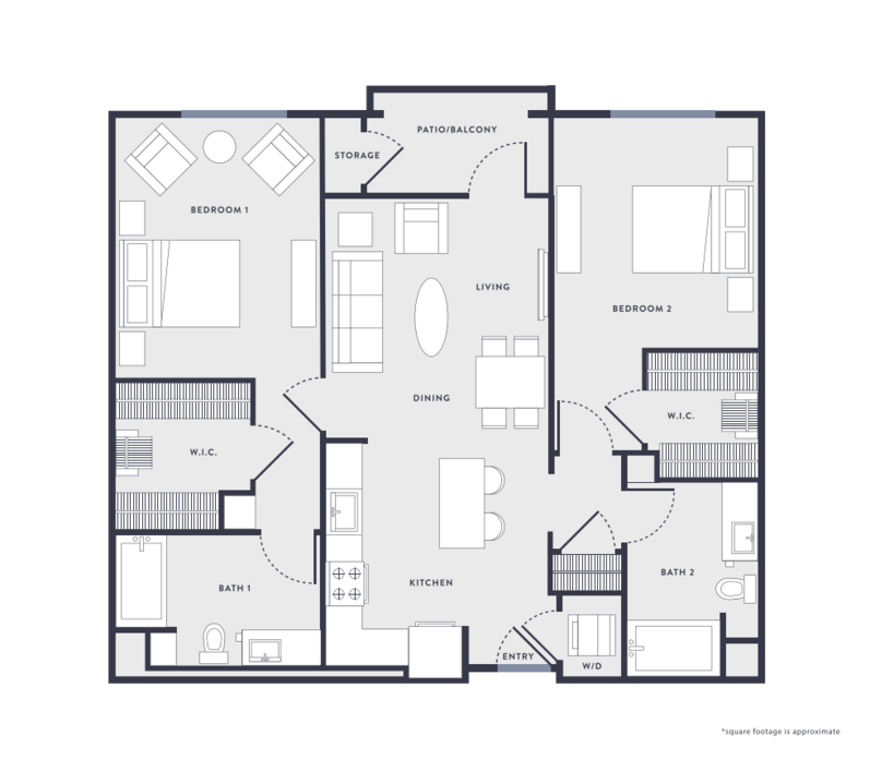 2 Bedrooms 2 Bathrooms Apartment for rent at Anton Aspire in Milpitas, CA
