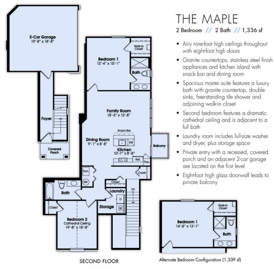 2 Bedrooms 2 Bathrooms Apartment for rent at Shearwater Apartment Homes in Commerce, MI