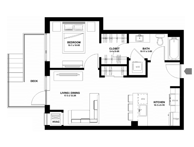 1 Bedroom 1 Bathroom Apartment for rent at Variant in Minneapolis, MN
