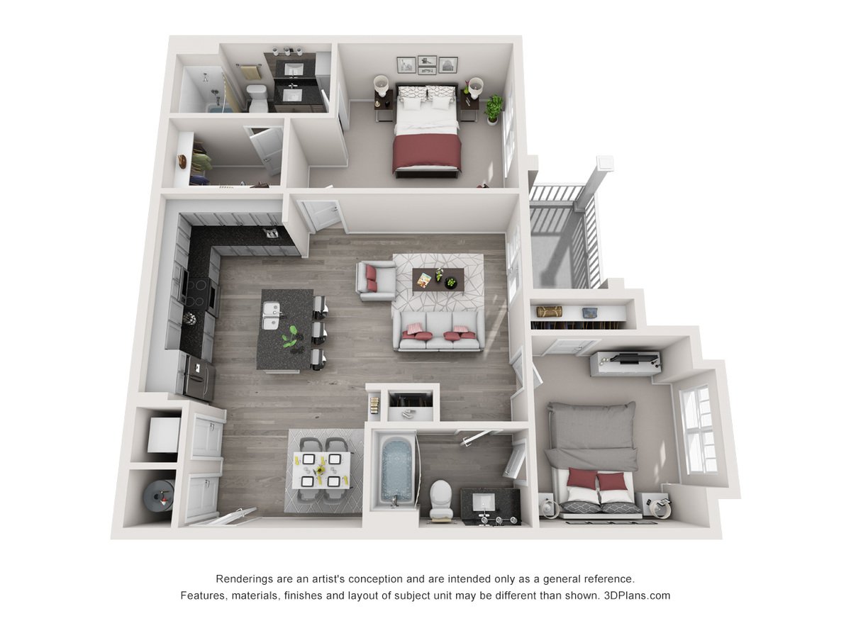 2 Bedrooms 2 Bathrooms Apartment for rent at Proximity Northlake in Charlotte, NC