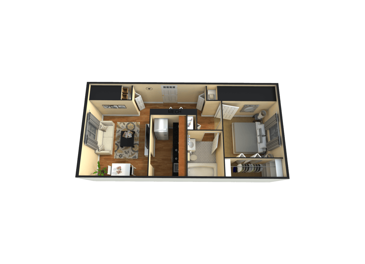 1 Bedroom 1 Bathroom Apartment for rent at Emerald Gardens in Pittsburgh, PA