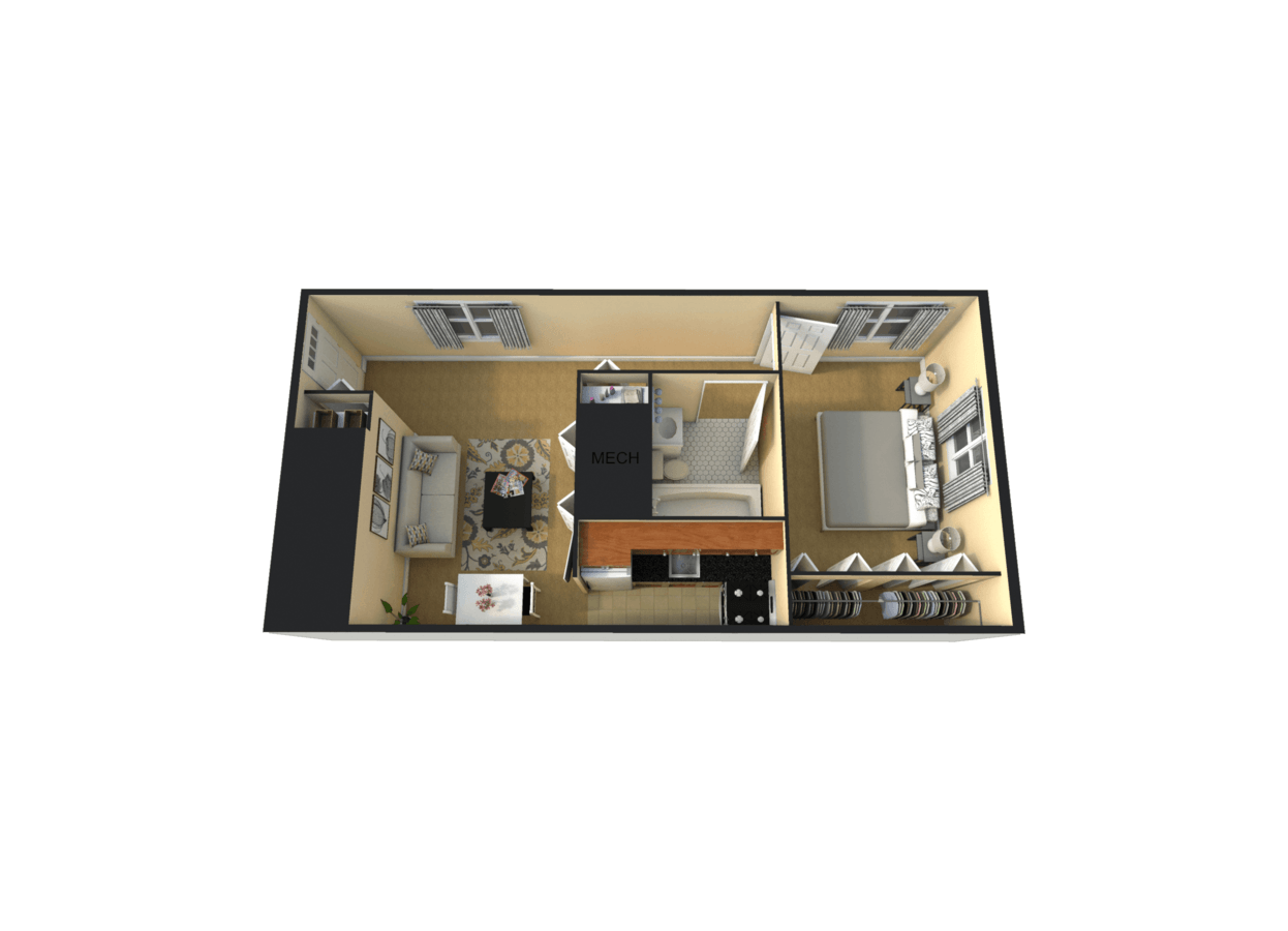 1 Bedroom 1 Bathroom Apartment for rent at Emerald Gardens in Pittsburgh, PA