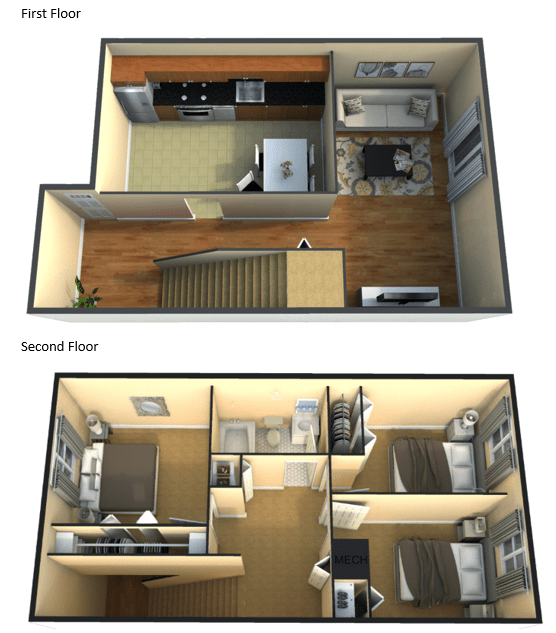 3 Bedrooms 1 Bathroom Apartment for rent at Emerald Gardens in Pittsburgh, PA
