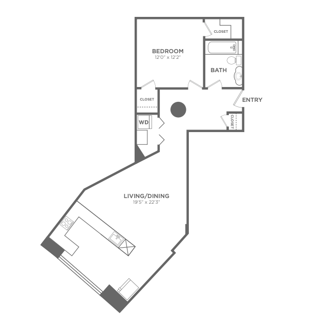 1 Bedroom 1 Bathroom Apartment for rent at 1 Brown in Philadelphia, PA