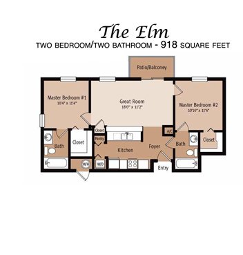 2 Bedrooms 2 Bathrooms Apartment for rent at Ashton Oaks in Hudson, FL