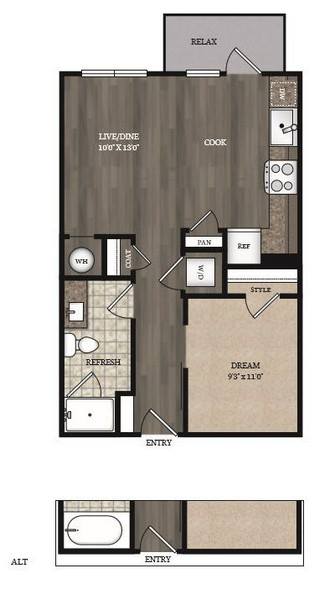 Studio 1 Bathroom Apartment for rent at The Marling Apartments in Madison, WI