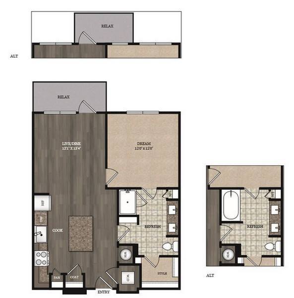1 Bedroom 1 Bathroom Apartment for rent at The Marling Apartments in Madison, WI