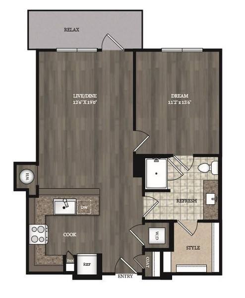 1 Bedroom 1 Bathroom Apartment for rent at The Marling Apartments in Madison, WI