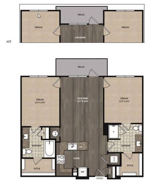 2 Bedrooms 2 Bathrooms Apartment for rent at The Marling Apartments in Madison, WI