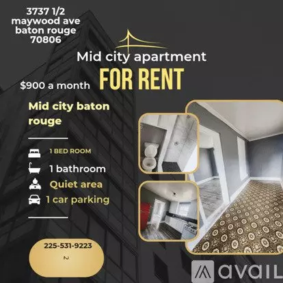 3737 Maywood Ave Unit 1/2 Apartment for rent in Baton Rouge, LA