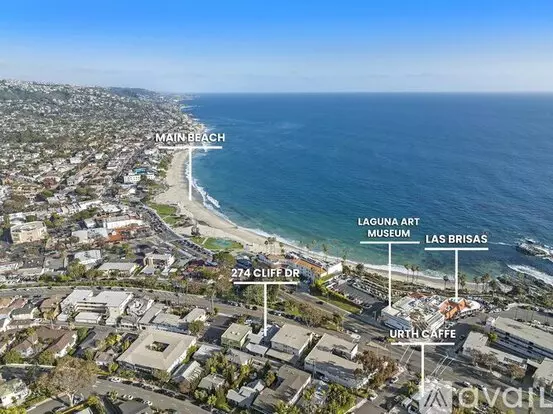 274 Cliff Dr Unit 6 Apartment for rent in Laguna Beach, CA
