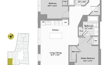 665 Washington St Unit 1415K Apartment for rent in Boston, MA