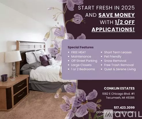 1084 E Chicago Blvd Unit 06 Apartment for rent in Tecumseh, MI 1084 E Chicago Blvd Unit 06 Apartment for rent in Tecumseh, MI