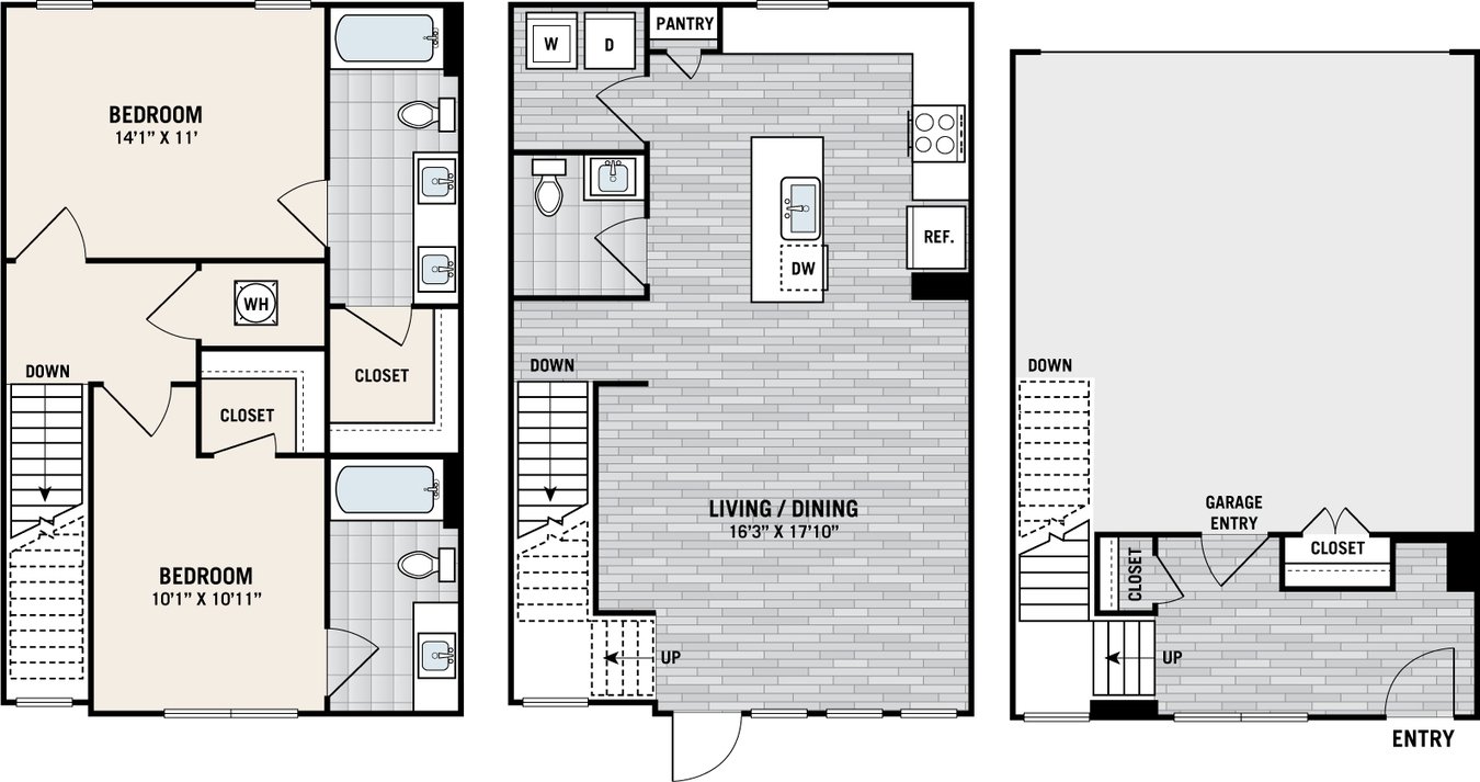 2 Bedrooms 2 Bathrooms Apartment for rent at West Love in Dallas, TX